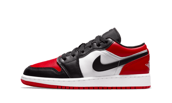 Air Jordan 1 Low Bred Toe (GS) Restock