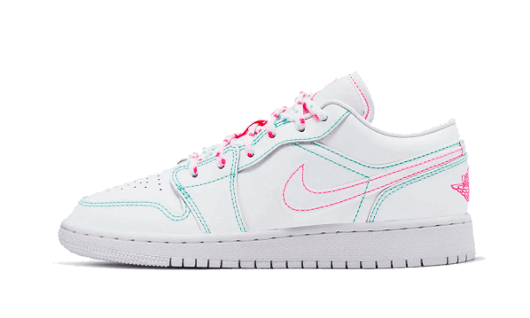 Restock Air Jordan 1 Low White Green Pink (GS)