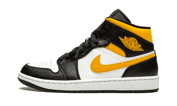 Restock Air Jordan 1 Mid White Pollen Black