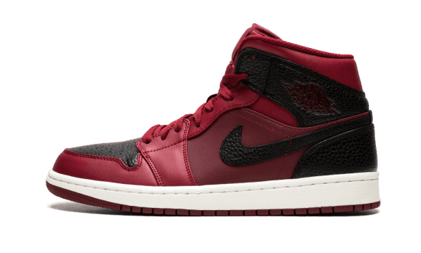 Air Jordan 1 Mid Team Red Black Restock
