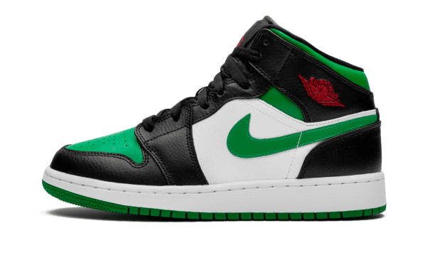 Air Jordan 1 Mid Green Toe (GS) Restock