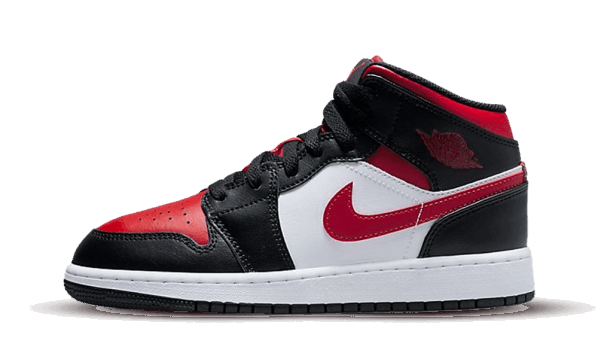 Air Jordan 1 Mid Alternate Bred Toe (GS) Restock