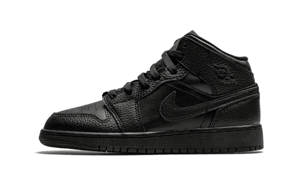 Air Jordan 1 Mid Triple Black (GS) Restock