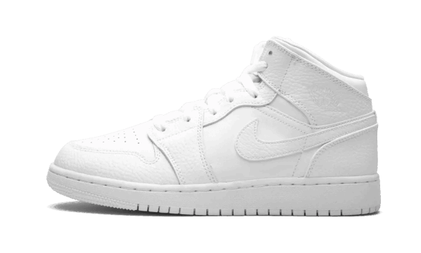 Air Jordan 1 Mid Triple White (GS) Restock