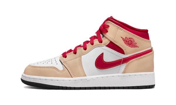 Air Jordan 1 Mid Light Cardinal Curry (GS) Restock