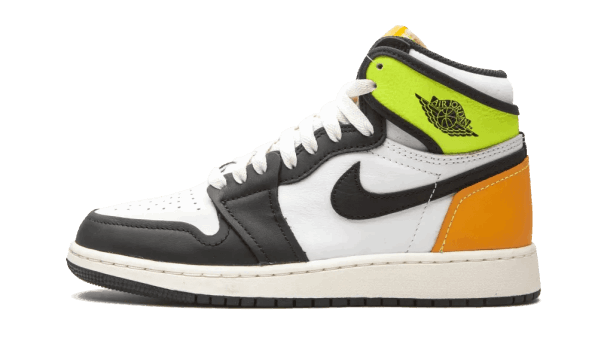 Restock Air Jordan 1 Retro High White Black Volt University Gold (GS)