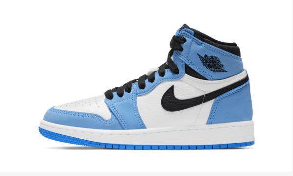 Air Jordan 1 Retro High White University Blue Black (GS) Restock