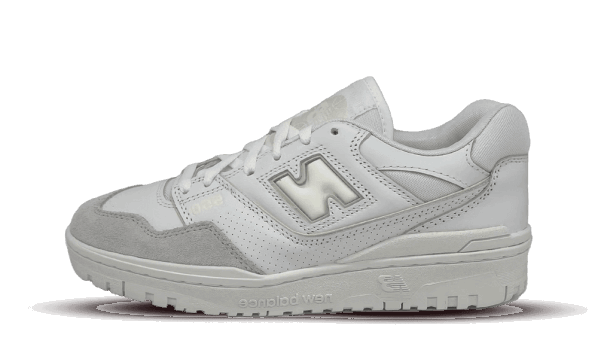 New Balance 550 White White Grey Restock