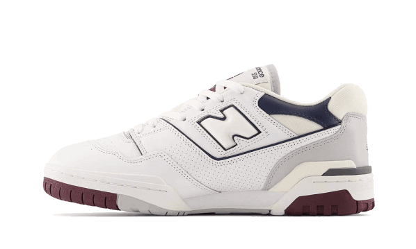 Restock New Balance 550 White Maroon Natural Indigo