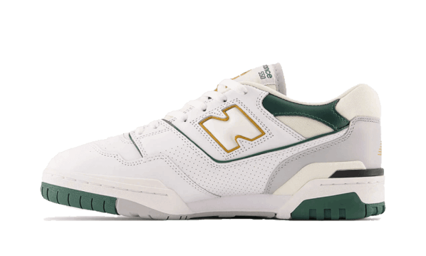 New Balance 550 White Nightwatch Green Restock