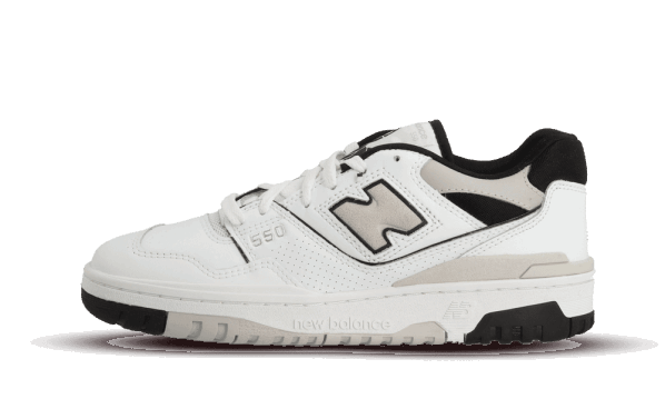 New Balance 550 White Black Grey Restock
