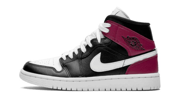 Restock Air Jordan 1 Mid Black Noble Red (W)