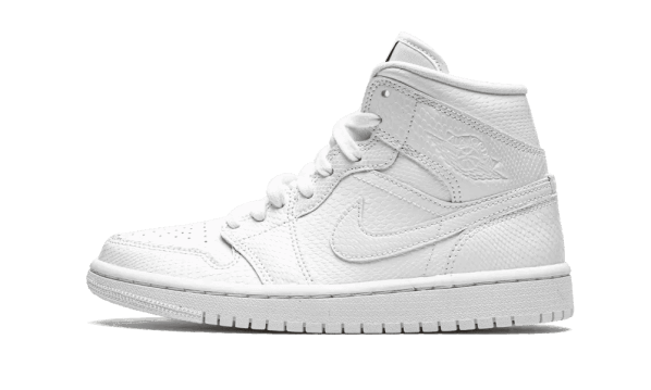 Restock Air Jordan 1 Mid White Snakeskin (W)