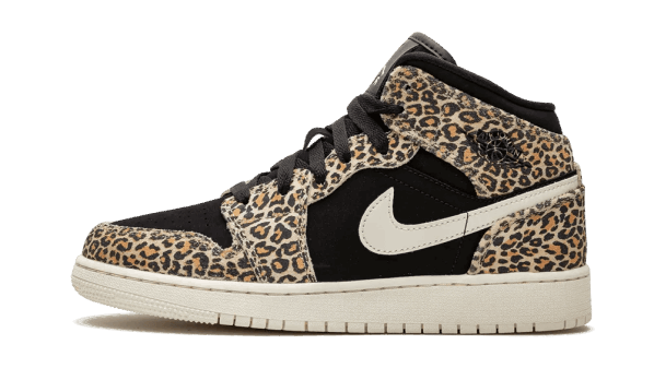 Air Jordan 1 Mid SE Leopard (GS) Restock