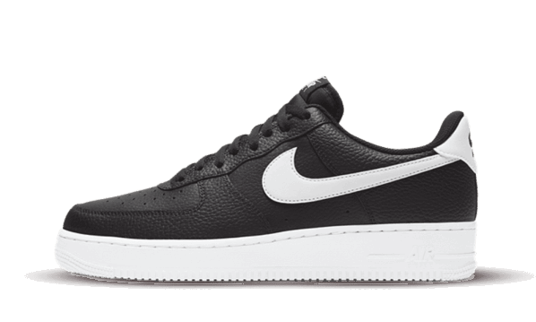 Restock Nike Air Force 1 Low 07 Black White Pebbled Leather