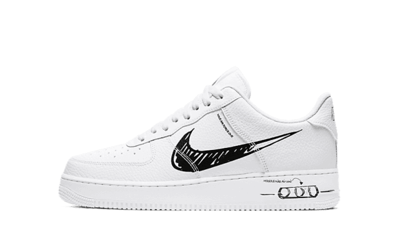 Restock Nike Air Force 1 Low Sketch White Black