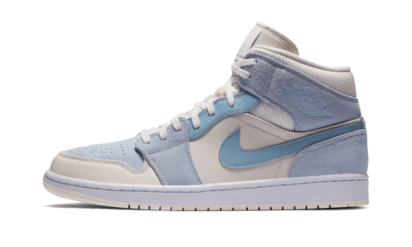 Restock Air Jordan 1 Mid Mixed Textures Blue Tan