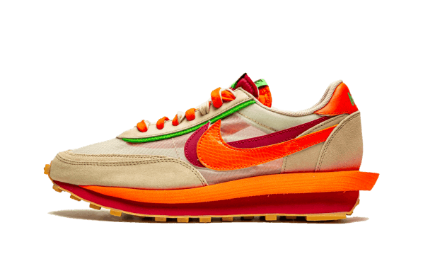 Restock Nike LD Waffle sacai Clot Net Orange