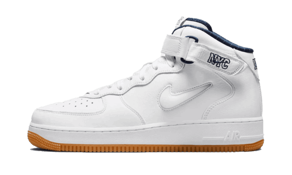 Restock Nike Air Force 1 Mid QS Jewel NYC White Midnight Navy