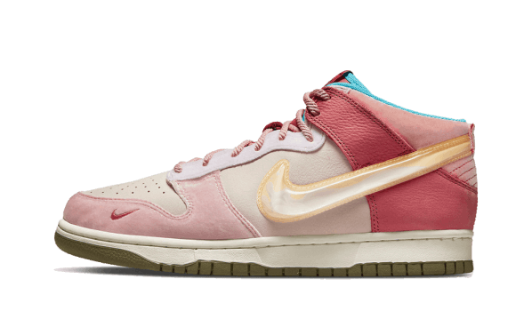 Restock Nike Dunk Mid Social Status Milk Carton Light Soft Pink