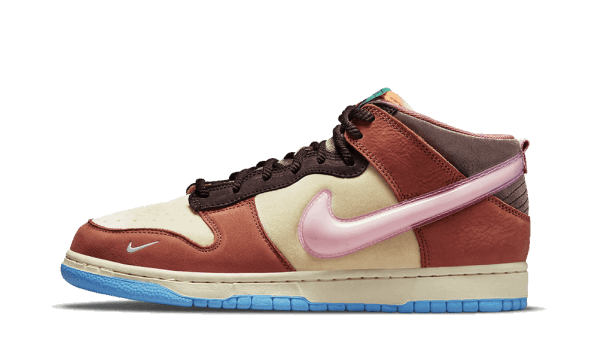 Nike Dunk Mid Social Status Milk Carton Burnt Brown Restock