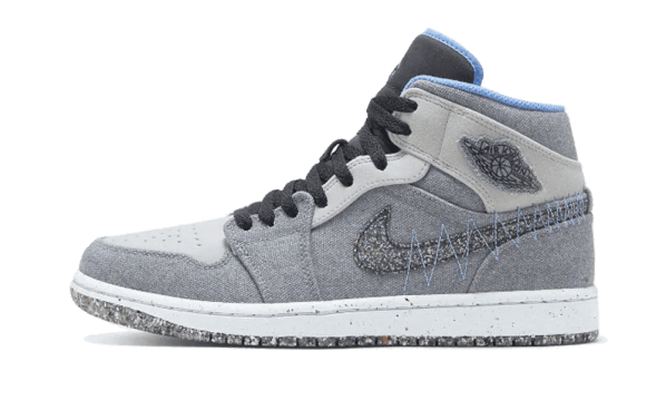 Restock Air Jordan 1 Mid Crater Grey University Blue