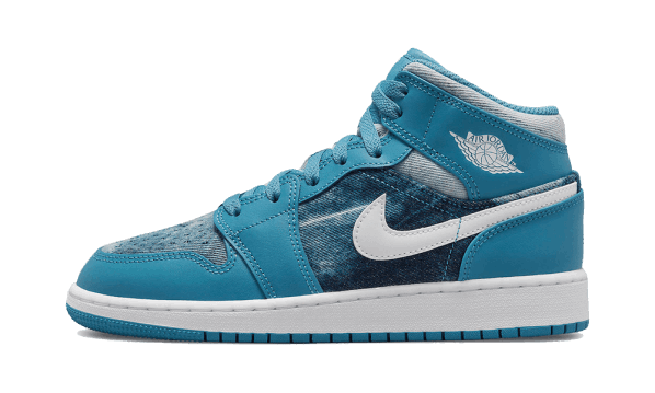 Restock Air Jordan 1 Mid Washed Denim (GS)