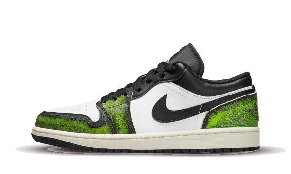Air Jordan 1 Low Wear Away Electric Green Restock