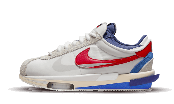 Restock Nike Cortez 4.0 Sacai White University Red Blue
