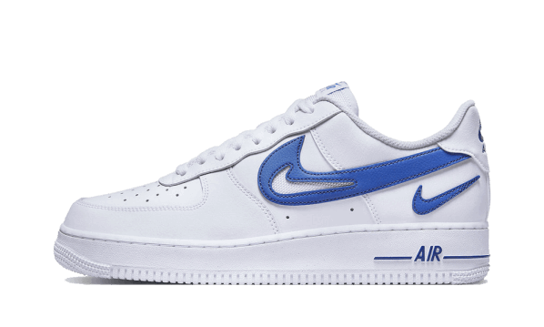 Nike Air Force 1 Low Cut Out Swoosh Game Royal Restock