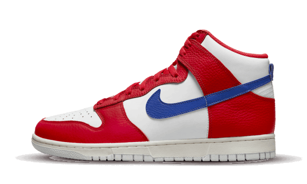 Restock Nike Dunk High White University Red Game Royal